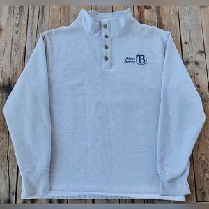 2000's NCAA UMass Boston University quarter snap zip  men's size Large